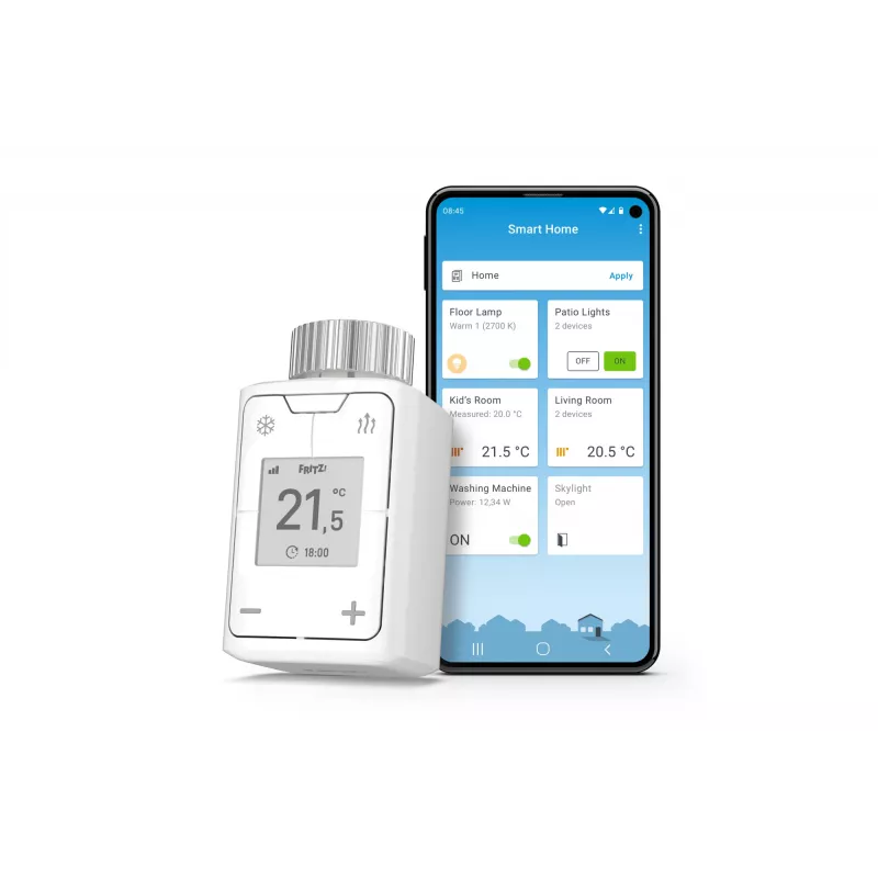 DECT 302 International, Biały, Przyciski, 0 - 50 °C, M30 x 1,5 mm, 40 m, °C