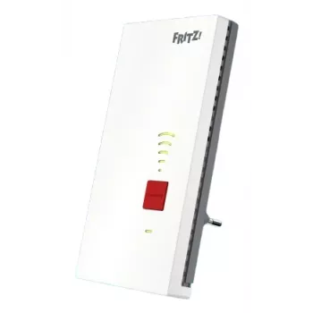 Wzmacniacz sieciowy FRITZ Repeater 2700 Wi‑Fi 7 dwuzakresowy 125 Mbit/s, 2.5 Gigabit Ethernet, biały