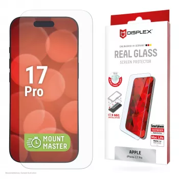 Displex Szkło ochronne (10H) do Apple iPhone 17 Pro, odporne na zarysowania