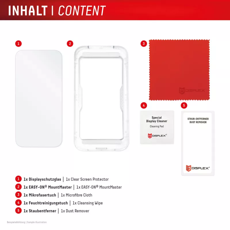 Displex Szkło ochronne (10H) do Apple iPhone 17 Pro, odporne na zarysowania