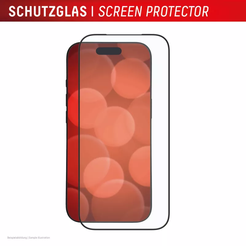 Displex Premium Ochrona ekranu (Full osłona, 10H) for Apple iPhone 17, Full osłona