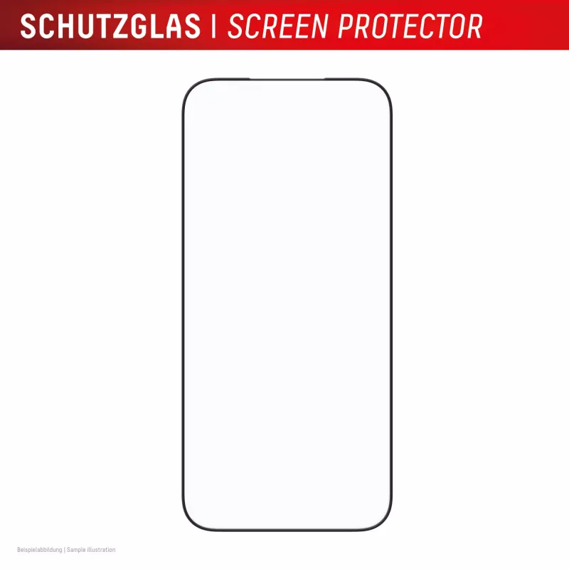 Szkło ochronne e.v.i. Displex Premium do iPhone 17 Pro Max z Mount Master (odporne na zarysowania i zabrudzenia, transparentne/czarne)