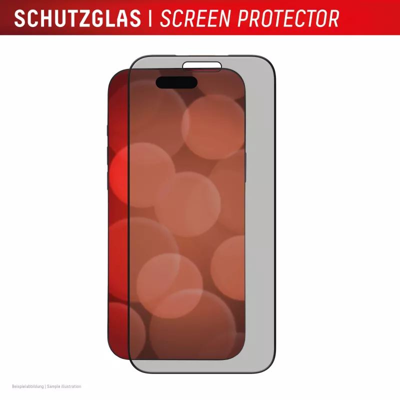 Szkło hartowane prywatyzujące na cały ekran e.v.i. Displex (10H) dla Apple iPhone 17 Pro Max, filtr prywatyzujący