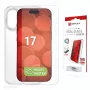 Folia ochronna i etui e.v.i. Displex do Apple iPhone 17, szkło hartowane, przezroczysta, aplikacja na sucho, odporna na zarysowania