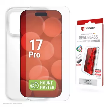 Ochrona ekranu + Case e.v.i. dla Apple iPhone 17 Pro – Szkło hartowane, przezroczyste, odporne na zarysowania i uderzenia