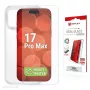 Folia ochronna i etui do Apple iPhone 17 Pro Max firmy e.v.i. — Szkło hartowane, przezroczyste, odporne na zarysowania i uderzenia