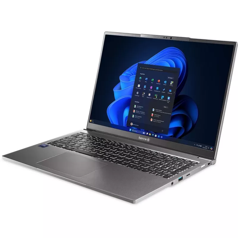 TERRA MOBILE 1671 Intel Core Ultra 5 125U Laptop 40,6 cm (16 cali) WQXGA 16 GB DDR5-SDRAM 500 GB SSD Wi-Fi 6E (802.11ax) Windows 11 Pro Szary