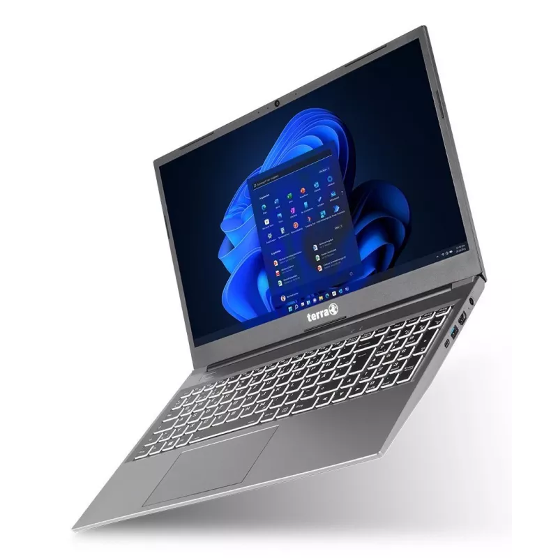 TERRA MOBILE 1500P Laptop AMD Ryzen™ 5 7430U 39,6 cm (15,6 cala) Full HD 16 GB DDR4-SDRAM 500 GB SSD Wi-Fi 6E (802.11ax) Windows 11 Pro Holenderski, Angielski (US) Srebrny