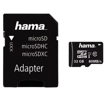 Pamięć flash Hama 32 GB UHS-I Class 10 microSDHC