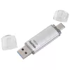 Hama C-Laeta USB flash drive 64 GB USB Type-A / USB Type-C 3.2 Gen 1 (3.1 Gen 1) srebrny