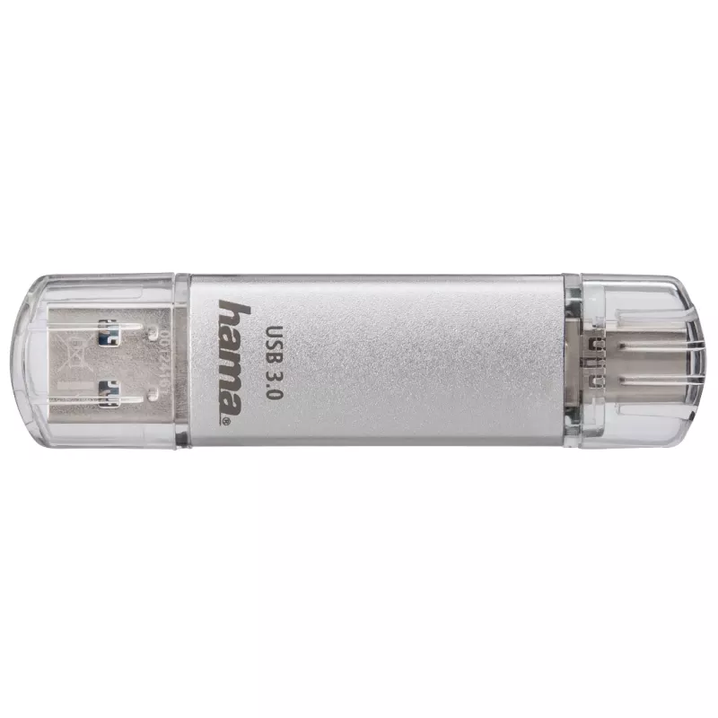 Hama C-Laeta USB flash drive 64 GB USB Type-A / USB Type-C 3.2 Gen 1 (3.1 Gen 1) srebrny