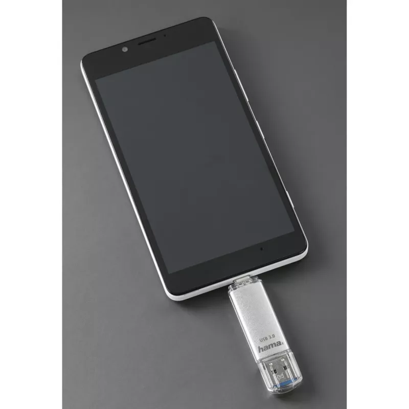 Hama C-Laeta USB flash drive 64 GB USB Type-A / USB Type-C 3.2 Gen 1 (3.1 Gen 1) srebrny