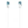 Hama Flexi-cienki kabel sieciowy Biały 0,75 m Kat.6a U/UTP (UTP)
