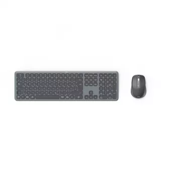 Hama WKM-550 klawiatura W zestawie mysz Dom/Biuro RF Wireless + Bluetooth QWERTZ Niemiecki Czarny