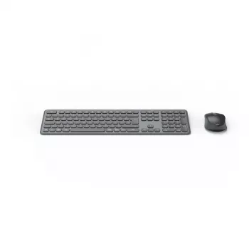 Hama WKM-550 klawiatura W zestawie mysz Dom/Biuro RF Wireless + Bluetooth QWERTZ Niemiecki Czarny
