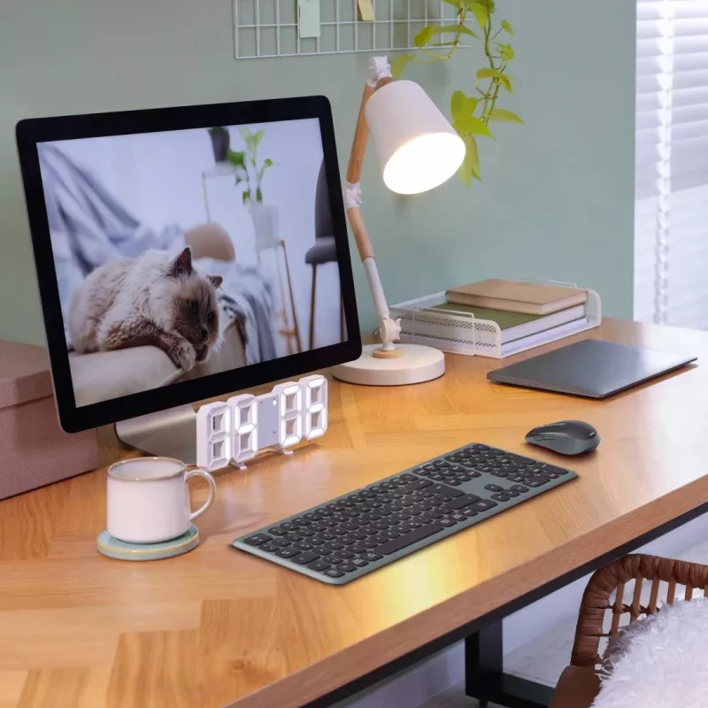 Hama WKM-550 klawiatura W zestawie mysz Dom/Biuro RF Wireless + Bluetooth QWERTZ Niemiecki Czarny