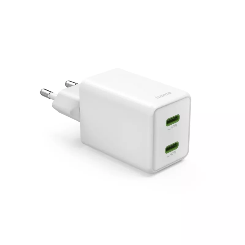 Hama 00125146 ładowarka do urządzeń mobilnych Uniwersalna Biała AC Szybkie ładowanie Wewnętrzna
