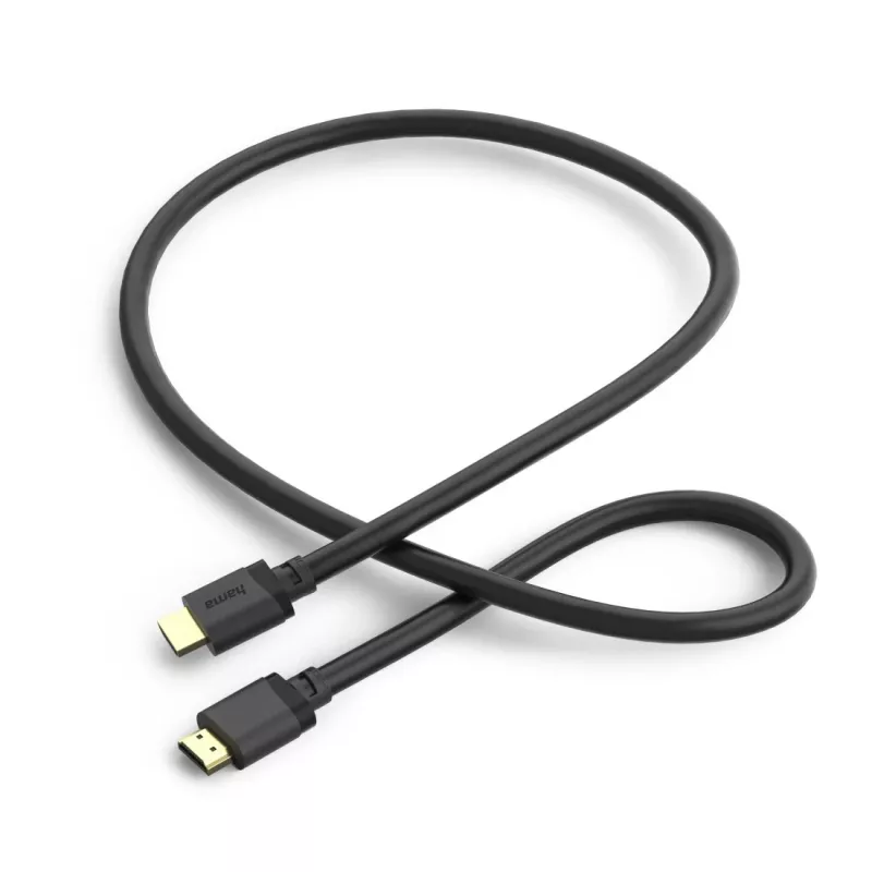 Hama 00202027 Kabel HDMI 1 m HDMI Typ A (Standardowy) Czarny