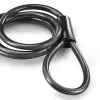 Hama 00178159 zapięcie rowerowe Czarny 1200 mm Linka stalowa