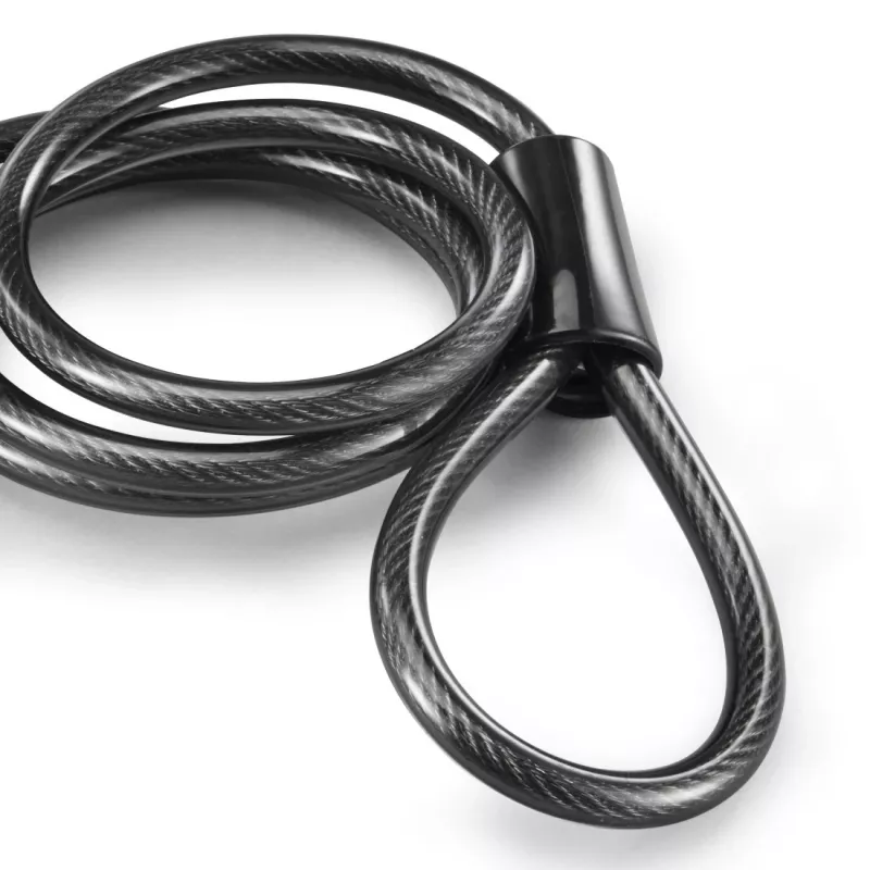 Hama 00178159 zapięcie rowerowe Czarny 1200 mm Linka stalowa