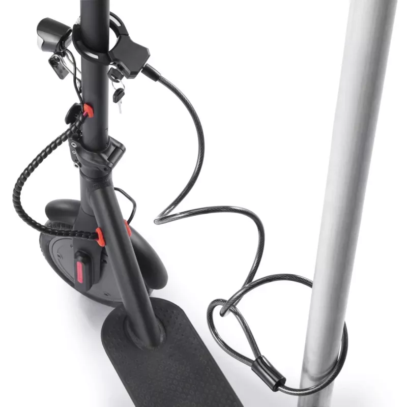 Hama 00178159 zapięcie rowerowe Czarny 1200 mm Linka stalowa