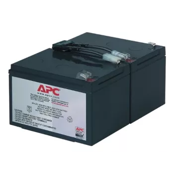 Wkład akumulatora APC RBC6 (OEM), szczelny kwasowo-ołowiowy (VRLA), czarny, 7,68 kg, 195,6 x 152,4 x 94 mm, 0–40 °C, 0–95%