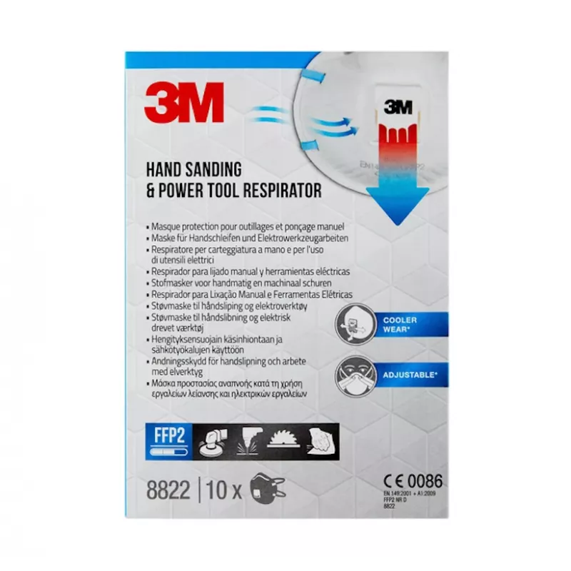 3M 8822 FFP2 10 szt. Miseczka