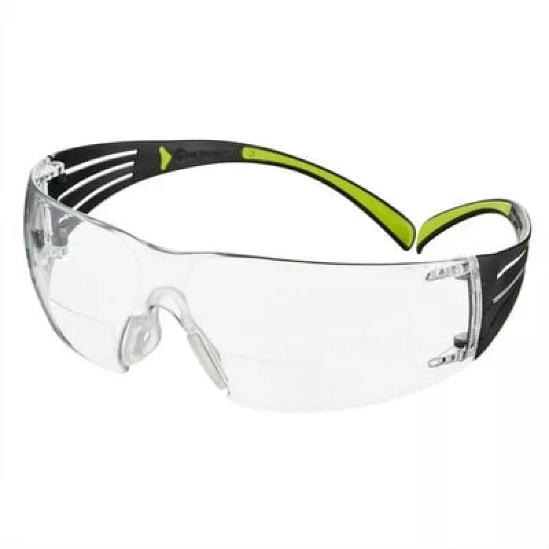 3M SF425C1 Okulary ochronne Plastik Czarny, Zielony