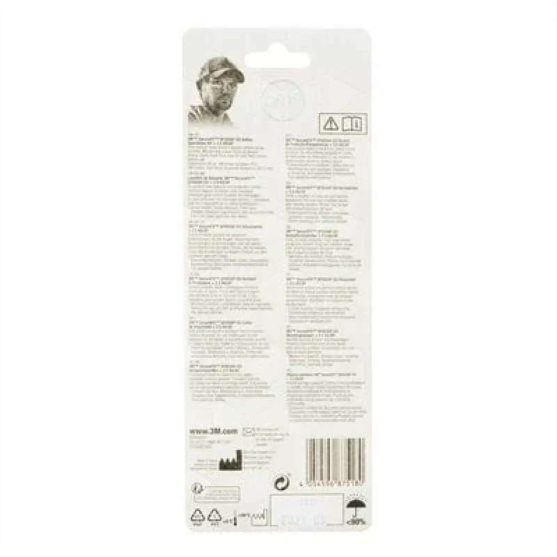 3M SF425C1 Okulary ochronne Plastik Czarny, Zielony