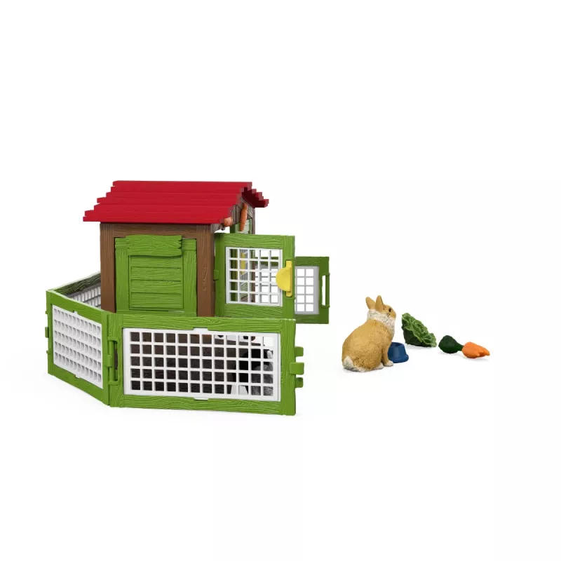 schleich FARM WORLD Królicza norka, Zwierzę, Farma, Zwierzęta gospodarskie / zabawki rolnicze, 3 lat(a), Wielokolorowy