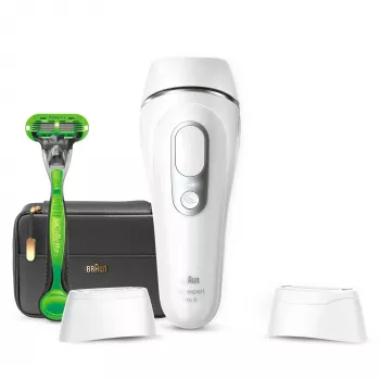 Braun Silk-expert Pro Silk·expert Pro 5 PL5145 Intensywne światło pulsacyjne (IPL) Srebrny, Biały