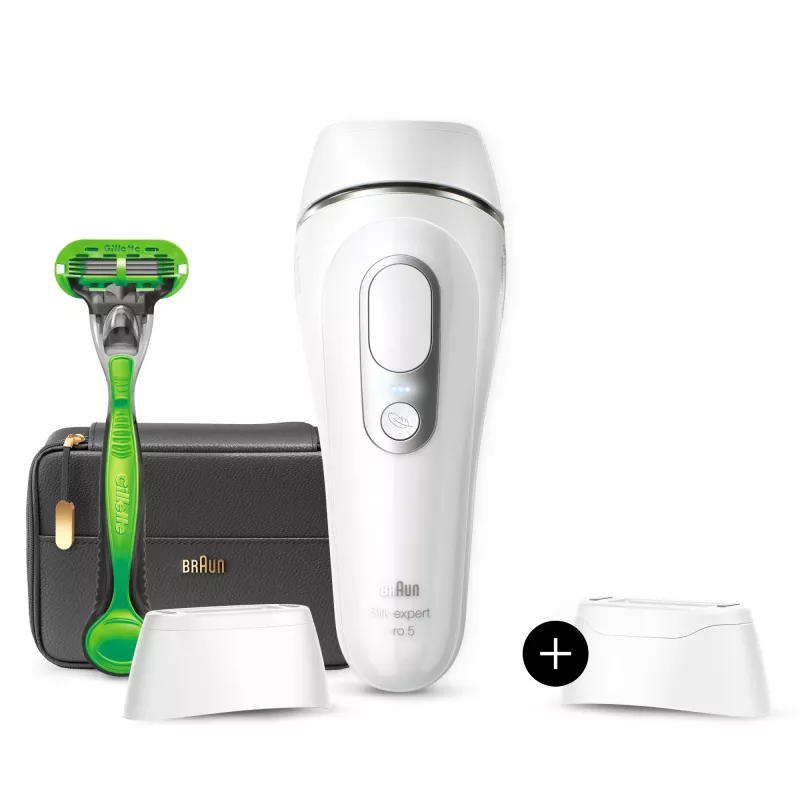 Braun Silk-expert Pro Silk·expert Pro 5 PL5145 Intensywne światło pulsacyjne (IPL) Srebrny, Biały