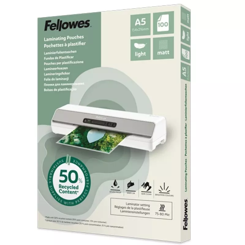 Fellowes 100143437 folia do laminowania 100 szt.