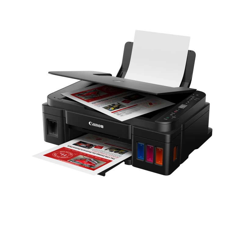 Drukarka atramentowa Canon PIXMA G3416 — kolor A4, 4800 x 1200 DPI, Wi‑Fi, USB, zbiorniki z możliwością ponownego napełniania, czarna