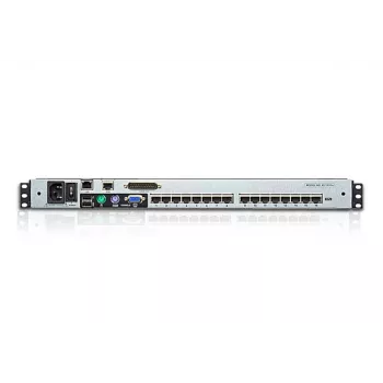 Przełącznik KVM ATEN KL1516Ai do montażu w szafie rack Czarny