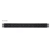 ATEN Basic Metered 1U PDU z Surge Protection, Basic, Metered, 1U, Czarny, LCD, 18 AC outlet(s), C13 coupler