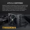 Zasilacz COUGAR GR 1000W ATX3.1 PCIE 5.1 80 PLUS Gold, 1000 W, 20+4 pin ATX, wentylator 120 mm
