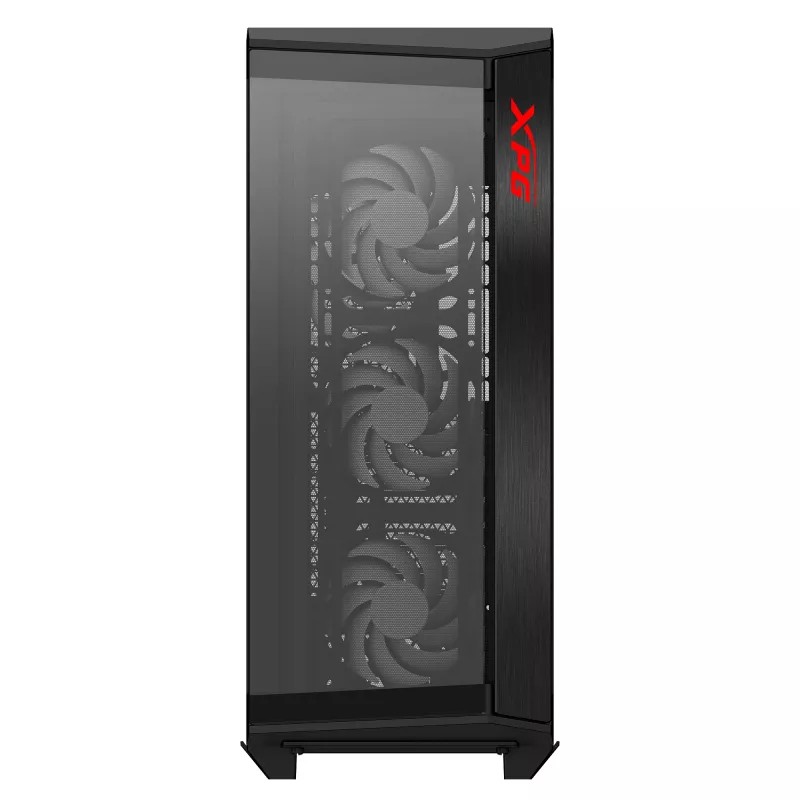 XPG BATTLECRUISER II ST Mid-Tower Czarny, Midi Tower, PC, Czarny, ATX, EATX, micro ATX, Mini-ITX, Stal nierdzewna, Gaming