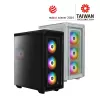 XPG BATTLECRUISER II ST Mid-Tower Czarny, Midi Tower, PC, Czarny, ATX, EATX, micro ATX, Mini-ITX, Stal nierdzewna, Gaming