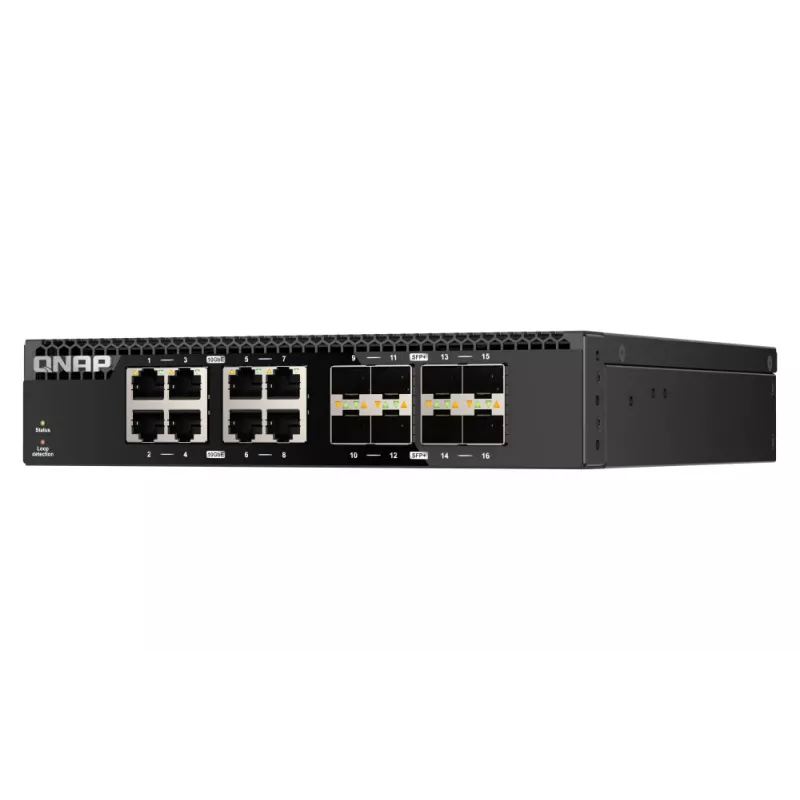 QNAP QSW-3216R-8S8T przełącznik sieciowy Niezarządzalny L2 10G Ethernet (100/1000/10000) Czarny