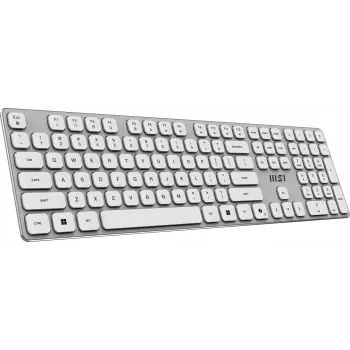 MSI FORGE K210 W COMBO biały US klawiatura mysz w zestawie Dom/Biuro USB QWERTY US English
