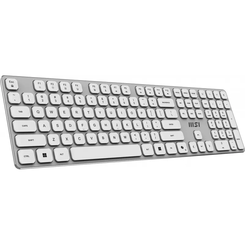 MSI FORGE K210 W COMBO biały US klawiatura mysz w zestawie Dom/Biuro USB QWERTY US English