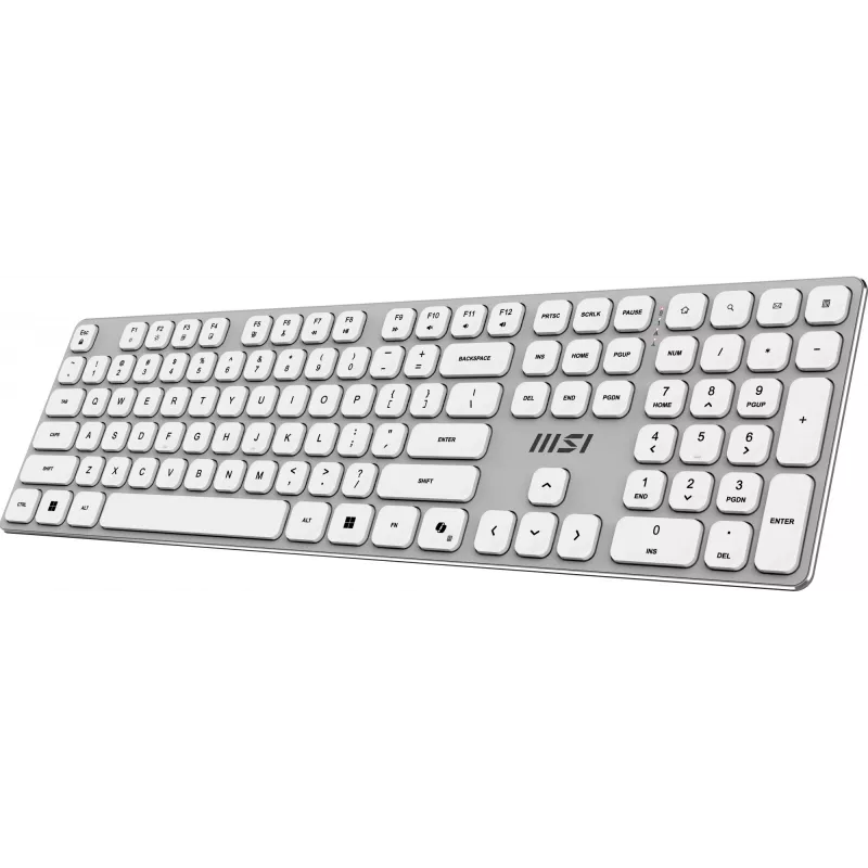 MSI FORGE K210 W COMBO biały US klawiatura mysz w zestawie Dom/Biuro USB QWERTY US English