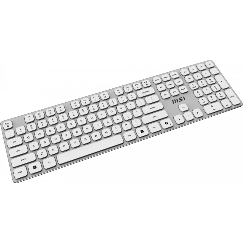 MSI FORGE K210 W COMBO biały US klawiatura mysz w zestawie Dom/Biuro USB QWERTY US English