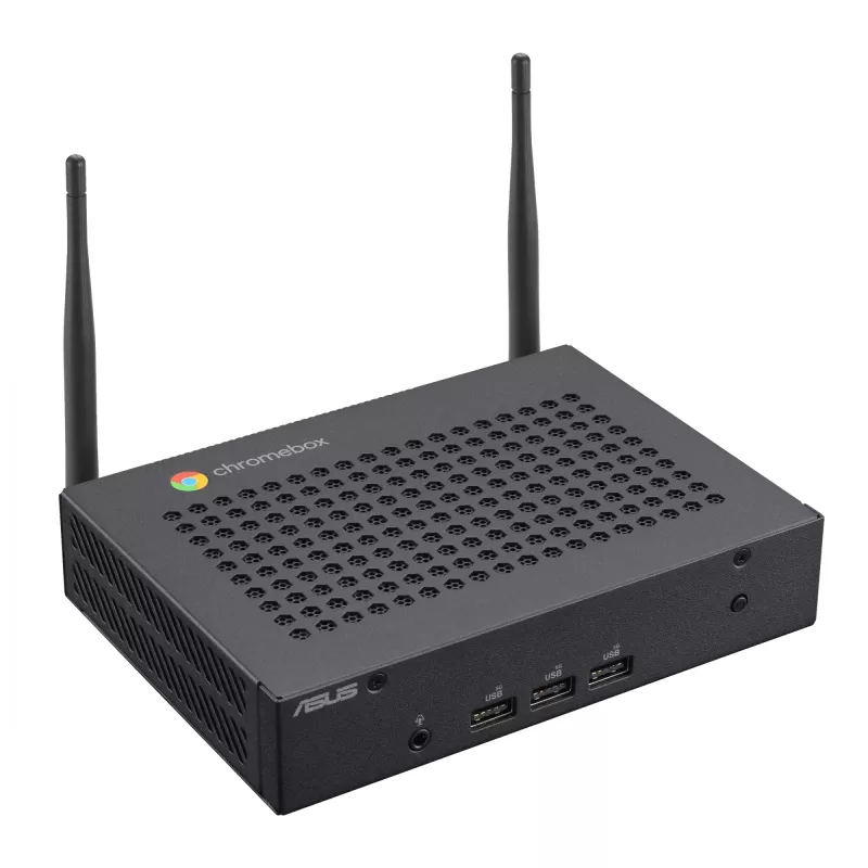 ASUS Chromebox CF40-BC012UN Intel® Celeron® N N4500 8 GB LPDDR4x-SDRAM 64 GB eMMC ChromeOS Mini PC Czarny