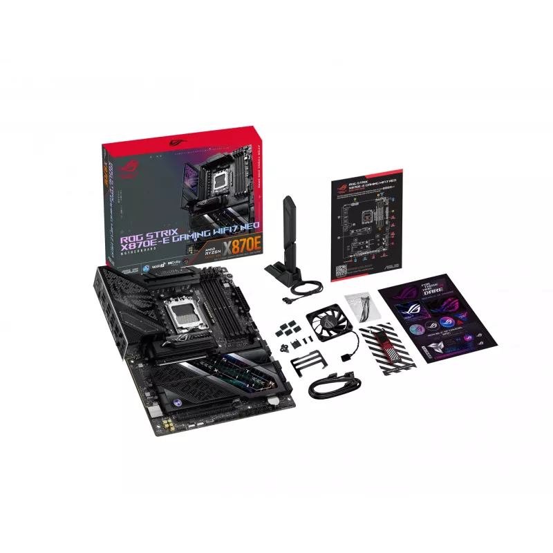 Płyta główna ASUS ROG STRIX X870E-E GAMING WIFI7 NEO — AM5, chipset X870E, obsługa PCIe, Wi‑Fi 7