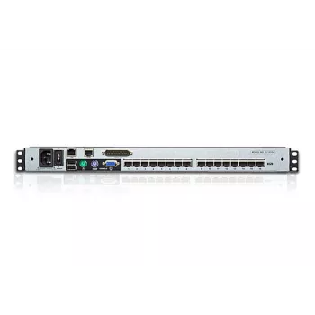 Przełącznik KVM ATEN KL1516AIM-AXA-AG do montażu w szafie rack Czarny