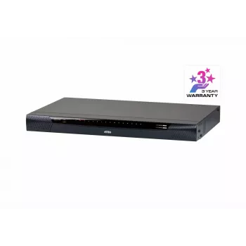 ATEN 16-Port 2-Bus CAT5e/6 KVM Over IP Switch, LUC (konsola USB do laptopa), z obsługą audio i wirtualnych mediów