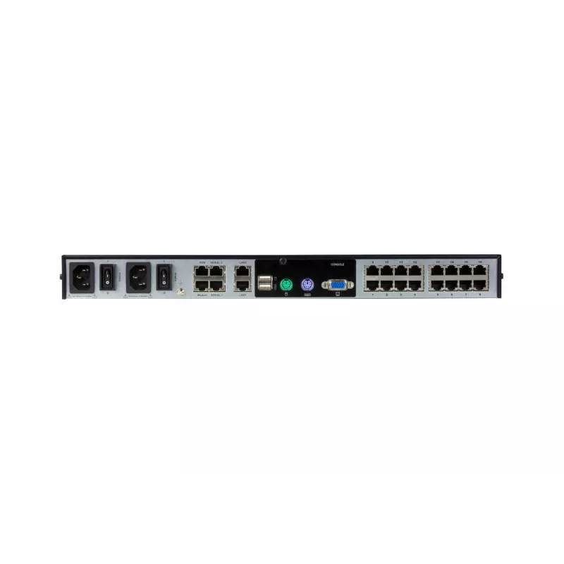 ATEN 16-Port 2-Bus CAT5e/6 KVM Over IP Switch, LUC (konsola USB do laptopa), z obsługą audio i wirtualnych mediów