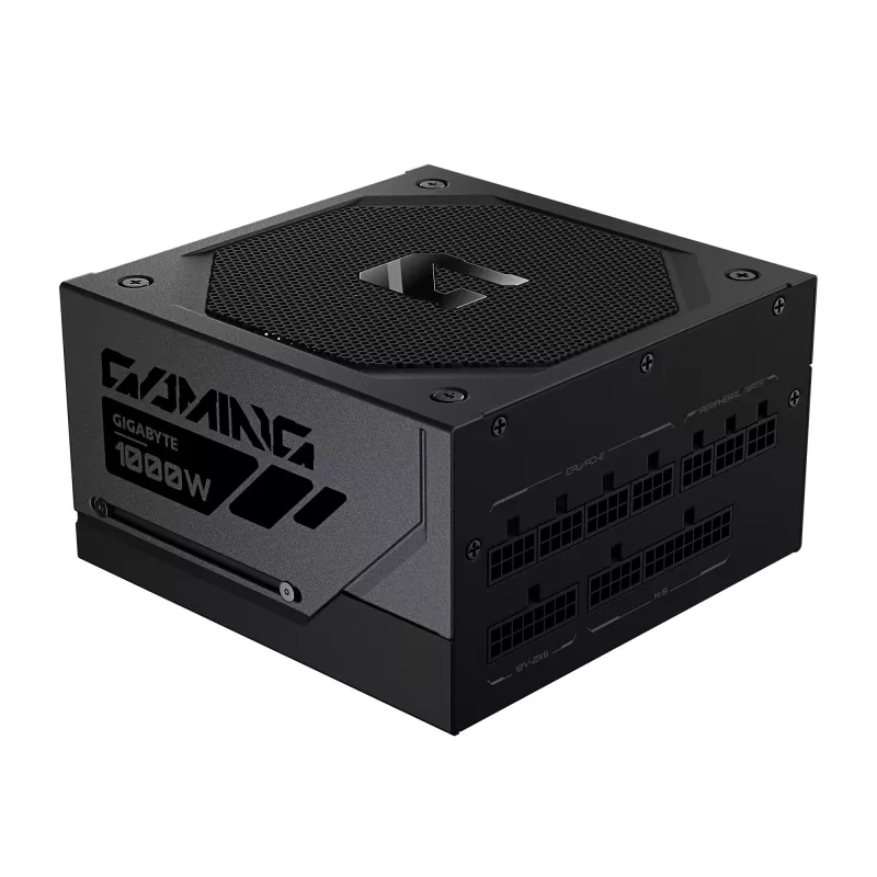 GIGABYTE GAMING 1000GM PG5 Zasilacz – PCIe 5.1, 80 PLUS Gold, w pełni modułowy, wentylator 135 mm, kompatybilny z ATX 3.1, wtyczka EU